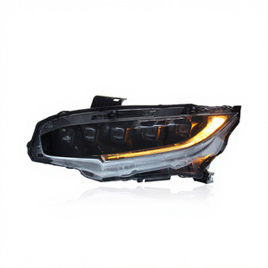 Conjunto de Faros Delanteros LED Modificados de Cinco Lentes con Encendido Automático Azul de un Toque, Luz Diurna y Señal de Giro para Honda Civic 16-21 - Product Image 2