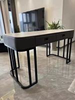 Table d'écriture moderne pour chambre à coucher maison table d'écriture rock board bureau d'ordinateur rock de luxe léger