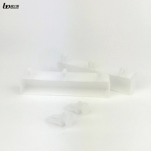 Tringles à Rideaux Modernes et Contemporaines Boningsi SL3 en <span class=keywords><strong>PVC</strong></span>, Anti-Rouille, Robustes, Tendance, Longueur Personnalisable, Embouts, Attaches et Crochets pour Rideaux - Product Image 3