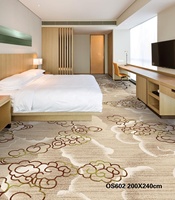 Tapis circulaire en nylon imprimé en 3D, écologique, antibactérien, à poils touffus, lavable, texture veloutée, pour l'usage dans les halls d'hôtels cinq étoiles