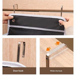 Bolsa de almacenamiento multifuncional de tela no tejida para colgar en la puerta, moderna, para dormitorios, con espacio para teléfonos, disponible para envío transfronterizo. - Product Image 2