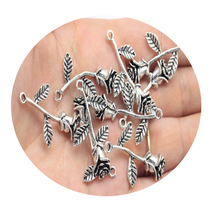 200 Uds China fábrica antigua pluma mágica ala de Ángel dijes colgantes para joyería artesanía hacer encontrar - Product Image 4
