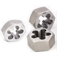 Troqueles de tuerca hexagonal personalizados Macho y troquel métrico no estándar para sistema americano y británico Tuerca de mano derecha hecha de acero de aleación HSS