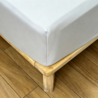 Parure de lit OEM de luxe en tissu tissé 100 % coton égyptien 300T, taille complète/queen, douce, respirante et durable, respectueuse de la peau