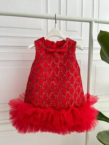 <span class=keywords><strong>Abito</strong></span> con Gilet <span class=keywords><strong>Rosso</strong></span> Paillettato per Bambine Stile Principessa Vestito da Spettacolo in Poliestere 3-8 Anni - Product Image 6