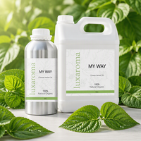 Huile essentielle de feuille de perilla verte Luxaroma JL 086, 100% pure et naturelle, distillée à la vapeur, OEM, aromathérapie, diffuseur, emballage en vrac, 1 kg