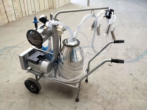 Máquina de ordeño portátil de un solo tubo tipo pistón para ganado vacuno y ovino - Product Image 3