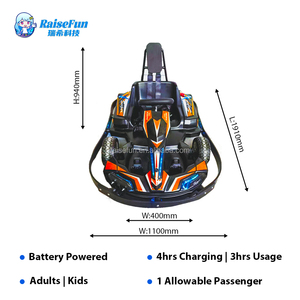 Venta Caliente de Coche Eléctrico de Doble Plaza para <span class=keywords><strong>Karting</strong></span>, Uso Interior y Exterior, Personalizable, con Velocidad Ajustable, Control Remoto y Manual - Product Image 2