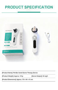 Appareil de thérapie à l'ozone pour les oreilles des animaux de compagnie, rechargeable par USB, pour le <span class=keywords><strong>traitement</strong></span> des acariens et des infections fongiques chez les chiens et les chats - Product Image 6