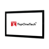 Écran tactile capacitif TopOneTech22 pouces, cadre ouvert, panneau d'affichage FHD, en stock.