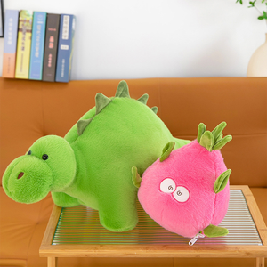 Oreiller décoratif 50x70 cm, dinosaures, pitayas, poupées, jouets en peluche personnalisés, fabrication de jouets en peluche en coton PP, jouets en peluche pour enfants, jouets en peluche de Noël - Product Image 2