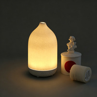 Diffuseur d'arômes intelligent électronique en céramique à changement de couleur, grande capacité, pour bureau et maison, type brume, avec minuterie