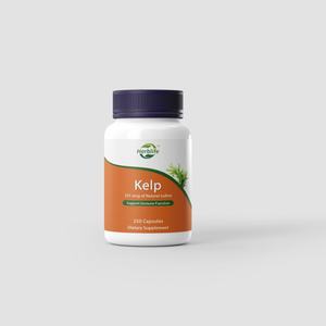 Cápsulas de Algas Marinas OEM/ODM, 325 mcg de Yodo Natural, Apoya la Función Inmunológica y el Metabolismo Saludables, 250 Cápsulas Vegetarianas - Product Image 1