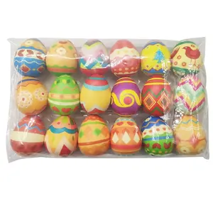Assortiments de pâques 18 œufs, nouveaux fabricants, vente directe de pâques, jouets de décompression, grand œuf de pâques