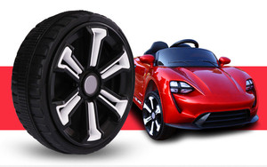 Coche Eléctrico para Niños, Sedán de Cuatro Ruedas con Control Remoto, Funciona con Batería, Unisex para Niños y Niñas, con Manillar de Empuje - Product Image 6