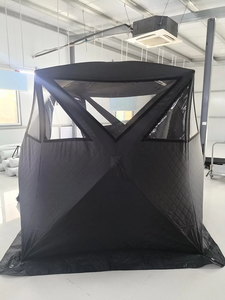 เต็นท์ซาวน่าพกพาสำหรับฤดูหนาว OEM สำหรับ 6 คน เต็นท์ซาวน่ากลางแจ้งแบบสามชั้น ป้องกันไฟ และเก็บความร้อน - Product Image 2