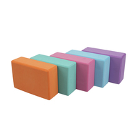 Bloque de Yoga Profesional Premium, Duradero, con Logotipo Personalizado, de Espuma EVA de Alta Densidad, Antideslizante, Ecológico, al por Mayor, Color Negro