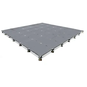 Data center 600x600mm fs800 perforated steel floor calcium sulphate raised access floor