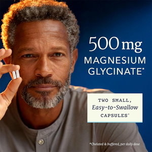 Complément alimentaire en capsules de glycinate de magnésium chélaté biologique végétalien 500 mg, certifié GMP, formule et emballage personnalisables, marque privée - Product Image 4