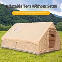 Tente de camping gonflable de luxe, toutes saisons, imperméable, en tissu Oxford, grande tente familiale, installation facile, tente d'extérieur
