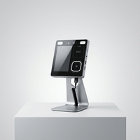 Terminal de Control de Acceso Biométrico Multimodal de 5 Pulgadas para Interiores, Identificación de Alta Velocidad por Palma de la Mano, Código QR, Tarjeta IC e ID, Equipo de Seguridad