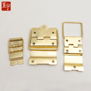 Charnière de boîte en laiton antique, 4 tailles, quincaillerie métallique pour coffre à bijoux en bois - Product Image 2