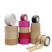 Ruban adhésif en papier kraft robuste, adhésif puissant, pour la fermeture des cartons, l'emballage des boîtes d'expédition, respectueux de l'environnement