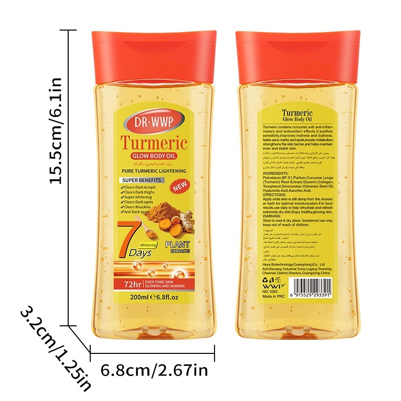 Turmeric body oil