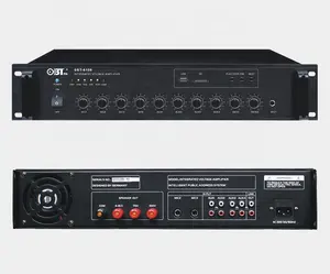 OBT-6150 Audio Mixer Power Amplifier with 3 lines for Microphone input