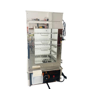 Vapor de bola de masa hervida de calefacción al vapor de alimentos industriales, vaporizador de maíz dulce rectangular de 6 capas, vaporizador de perritos calientes para pan de verduras - Product Image 5