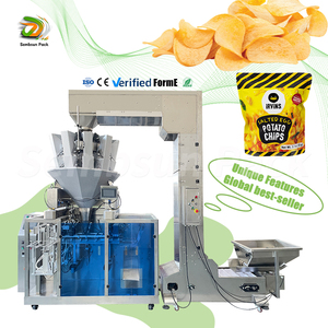 Otomatik yatay Stand Up fermuarlı çanta dolum klor tabletler <span class=keywords><strong>Multihead</strong></span> kantarı tuz küp paketleme makinesi - Product Image 1
