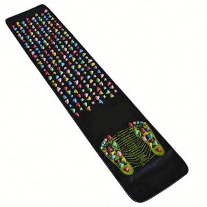 Nouvelle Arrivée Tapis de Massage des Pieds et des Jambes pour Soulager la Douleur Corporelle, Tapis d'Acupression en Pierre (175*35*3Cm) - Product Image 3