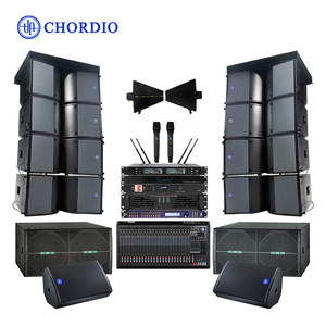 Ensemble de haut-parleurs Chordio Yh-122 High Spl Dual 12'' + caisson de basses 18'' pour sonorisation professionnelle de scène avec une large dispersion de puissance Yh-122 - Product Image 1