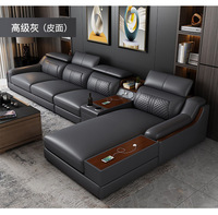 2021 Offre Spéciale Italie style cuir muti-couleurs technologie disponible tissu/cuir canapé ensemble pour salon et usage commercial
