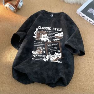 Unisex Hot Selling <strong>Tie</strong> <strong>Dye</strong> Oversized Short Sleeve Crew Neck <strong>T</strong> <strong>Shirt</strong> With Custom Print Embroidery for Casual Versatile Summer Top - Product Image 6