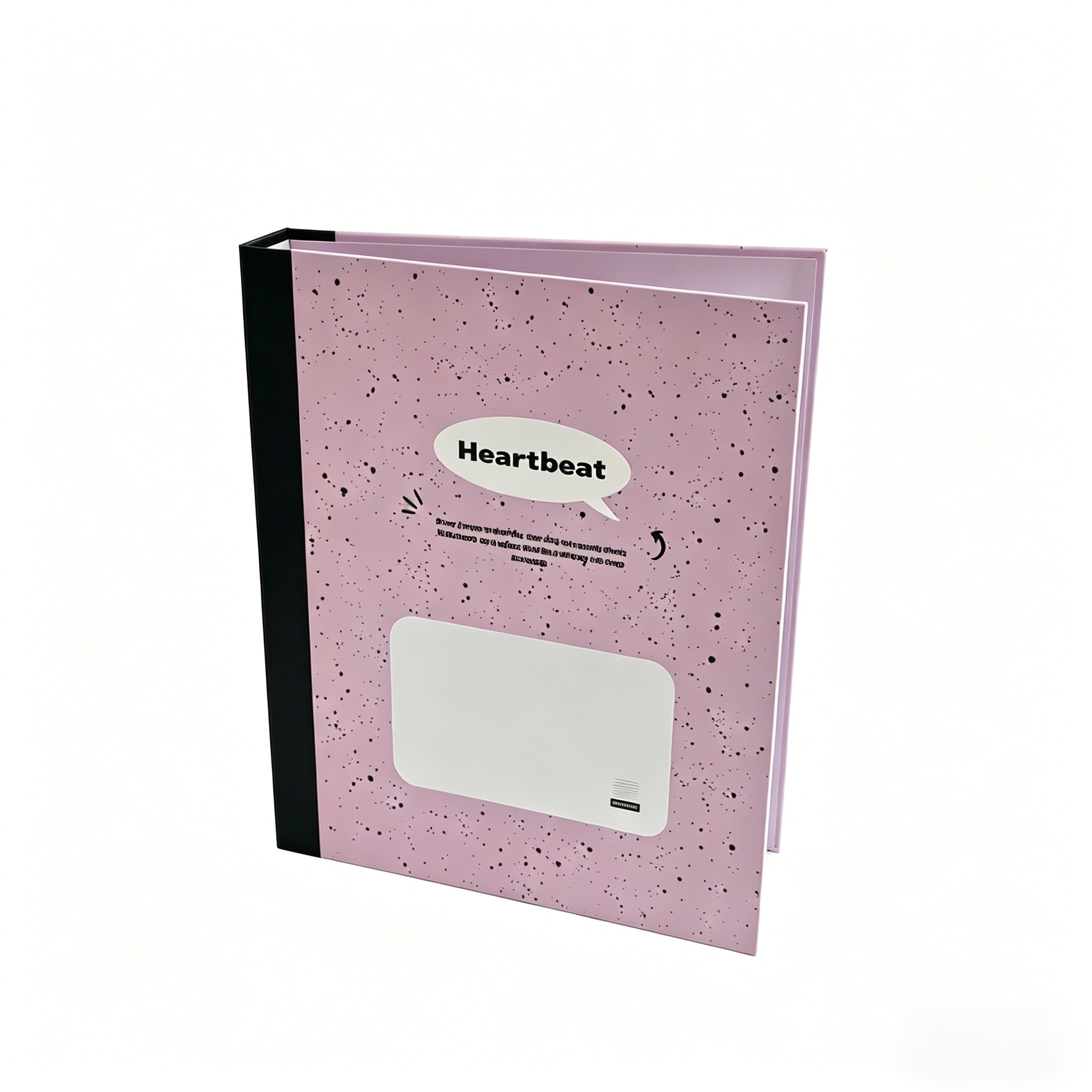 A5/B5 6-Ring Loose-Leaf Binder Refills Cardboard Cover Lined Pages Customizable Student & Office Use Cute Design