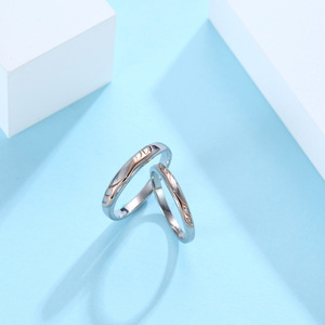 Deer With You Couple <b>Titanium</b> Steel <b>Rings</b> Wide Narrow Version Animal Design Unisex Jewelry Gift - Product Image 4