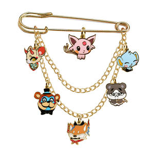 Chine fabricants bébé barre d'<span class=keywords><strong>or</strong></span> décor de noël broche Clips de sécurité broche <span class=keywords><strong>or</strong></span> - Product Image 4