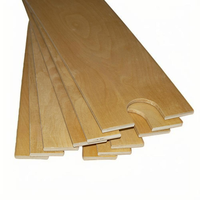 Massive Holzsofa-Lamellen bett latten für Home Office School Hospital oder Badezimmer-gebogen oder flach