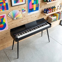 88 Hammer Weighted Digital Piano B106 PVC Wood Grain 800 Tones 600 Rhythms USB MIDI MP3 Playback