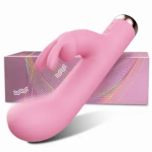 Kadınlar için ücretsiz özel kutu sevimli tavşan vibratör-g-spot ve klitoral orgazm için hızlı kargo, çift seks oyuncak