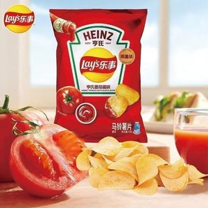 Prezzo all'ingrosso gettoni di patatine al nuovo arrivo Heinzs Ketchup sapore snack esotici 70g * 22 - Product Image 4
