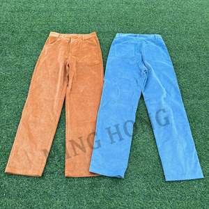 กางเกงขายาวทรงตรงผ้าลูกฟูก ผลิตโดย Minghong รับผลิตตามสั่ง สีต่างๆ กางเกงวอร์มผู้ชาย - Product Image 6