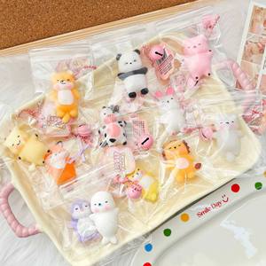 Commercio all'ingrosso di CHENXI <span class=keywords><strong>Mini</strong></span> Taba Mochi giocattoli Kawaii animali cibo frutta portachiavi personalizzato ciondolo soffice sollievo Stress - Product Image 1