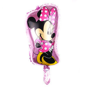 Disegno caldo mini size Mickey <span class=keywords><strong>Minnie</strong></span> aerostati della stagnola del fumetto palloncino per bambini giocattoli felice festa di compleanno decorazione giocattoli - Product Image 5