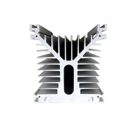 Radiateur en aluminium à ailettes découpées, prix d'usine, extrusion d'aluminium avec services de pliage, de découpe et de soudage