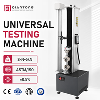 Machine d'essai universelle 5kN à structure monocolonne pour essais de traction et de compression avancés