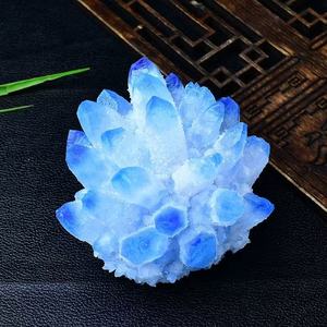 Venta al por mayor de piedras de celestita cianita <span class=keywords><strong>aguamarina</strong></span> azul pulida, <span class=keywords><strong>cristal</strong></span> natural en bruto para la decoración del tema del amor del hogar - Product Image 3