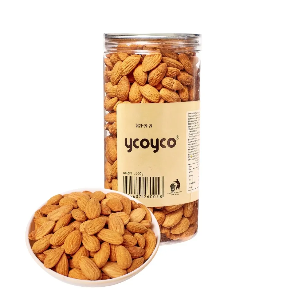 Ycoyco Original 500g Amêndoas Secas Sal e Nozes Misturadas Adultos Snack Food Ingredientes com Sabor Salgado Amêndoa seca