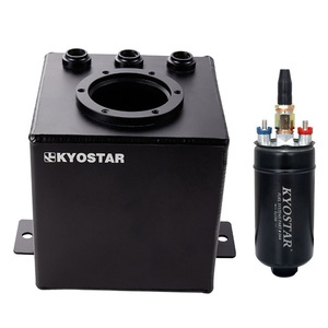 Kyostar Kit tangki bahan bakar aluminium, Kit tangki Surge bahan bakar aluminium 2L Universal dengan suku cadang mesin pompa bahan bakar 044 - Product Image 4